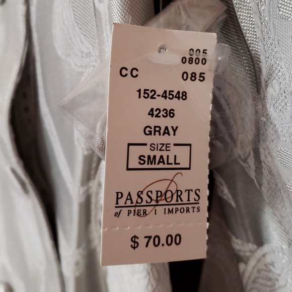 Silver Double Breasted Blazer Jacket Small - Picture 4 of 6